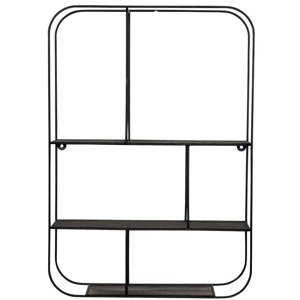 Schwarzes Metallregal Saracan*Pharao24 New