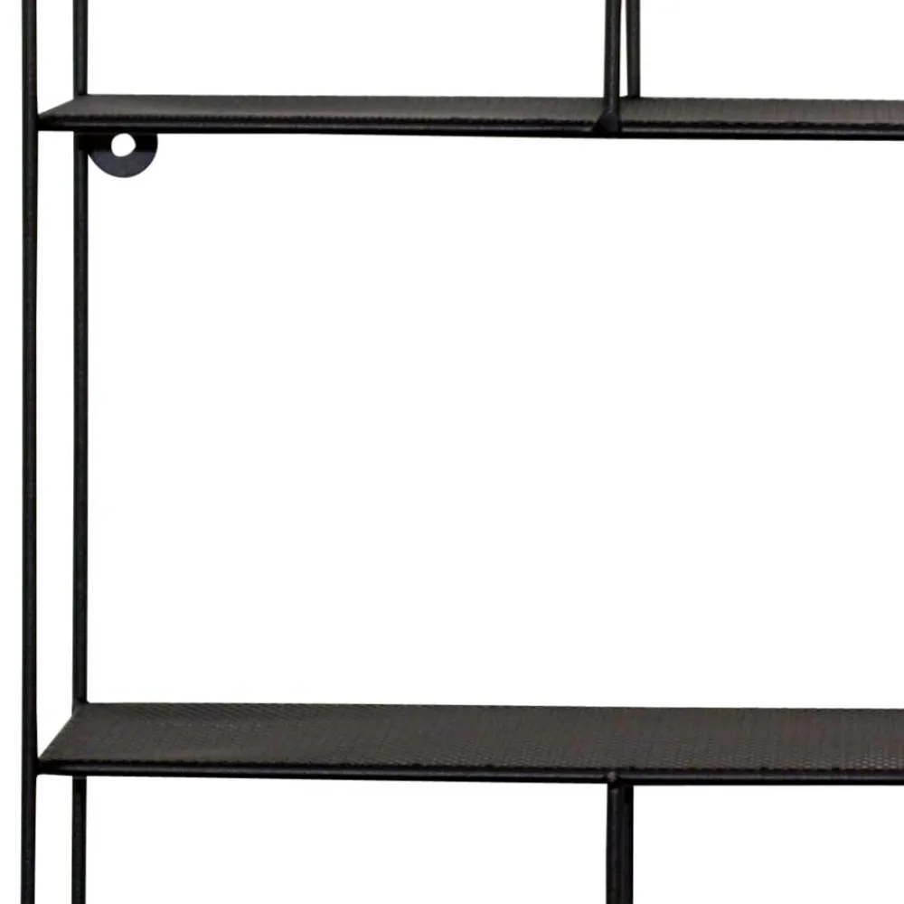 Schwarzes Metallregal Saracan*Pharao24 New