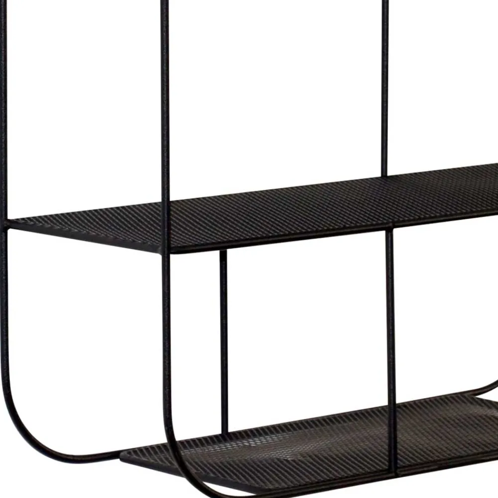 Schwarzes Metallregal Saracan*Pharao24 New