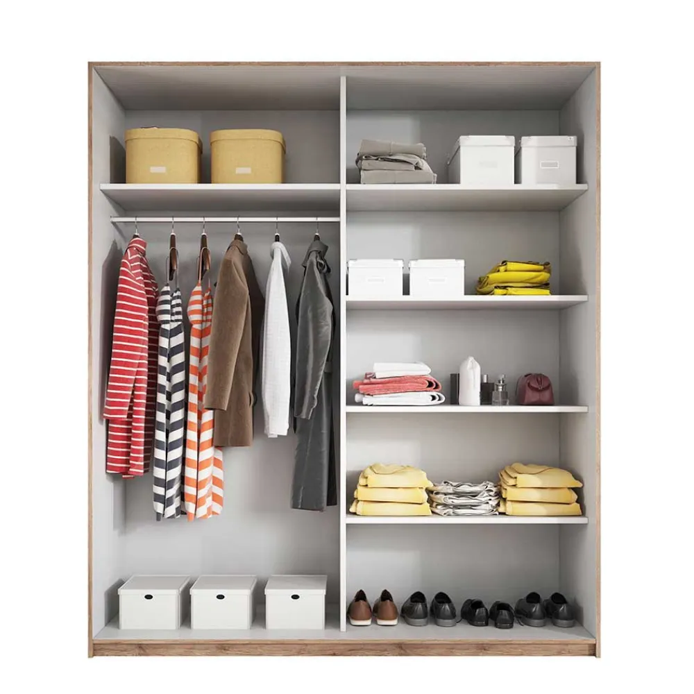 Schwebetürenkleiderschrank Jannik*Pharao24 Hot