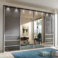 Schwebetürenkleiderschrank Magdalina*Pharao24 Discount