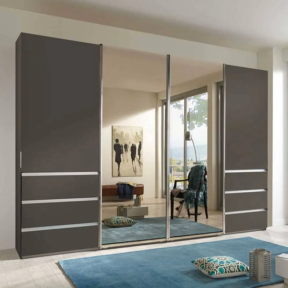 Schwebetürenkleiderschrank Mariolona*Pharao24 Sale