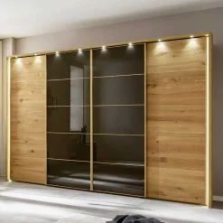 Online Schwebetürenkleiderschrank Merkur Massivholzmöbel|Schiebetürenschränke