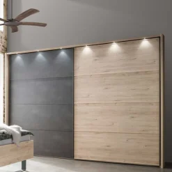 Schwebetürenkleiderschrank Bruvena*Pharao24 Online