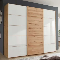 Online Schwebetürenschrank Durac Massivholz Schränke|Kleiderschränke