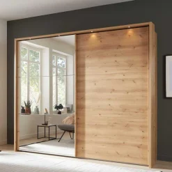 Discount Schwebetürenschrank Zerettan Kleiderschränke|Schlafzimmerschränke