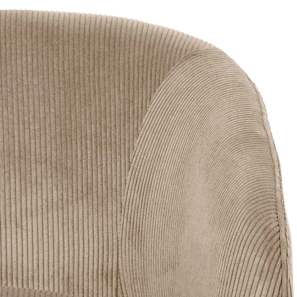 New Sessel mit Cord Bezug Clarina Wohnzimmer Sessel