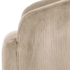 New Sessel mit Cord Bezug Clarina Wohnzimmer Sessel