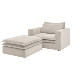 Sessel mit Fußhocker Edance*Pharao24 Clearance