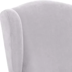 Best Sessel Silbergrau Landhaus Huropa Ohrensessel