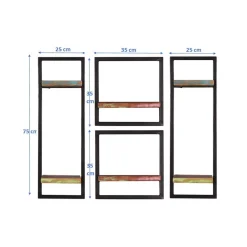 Best Shabby Chic Regale Woodstock Hängeregale