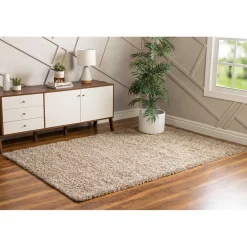 Shaggy Teppich Braun Grau Lurya*Pharao24 Discount