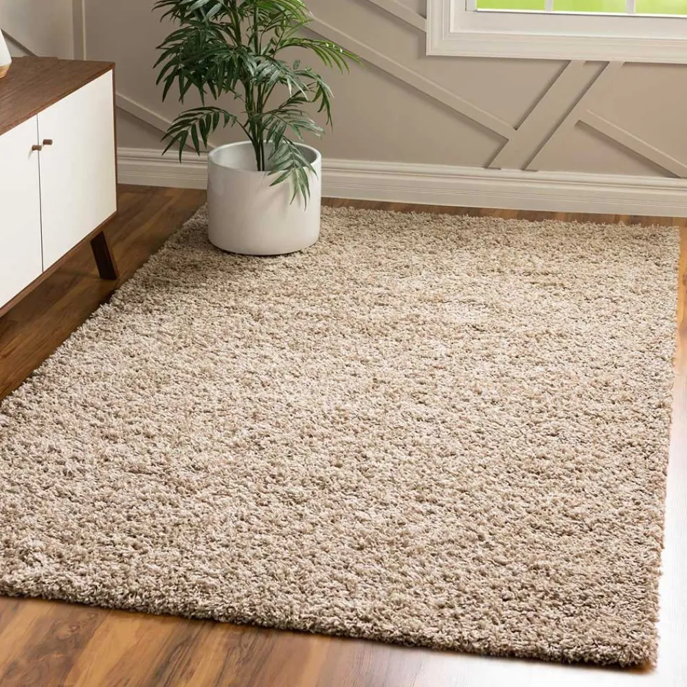 Shaggy Teppich Braun Grau Lurya*Pharao24 Discount