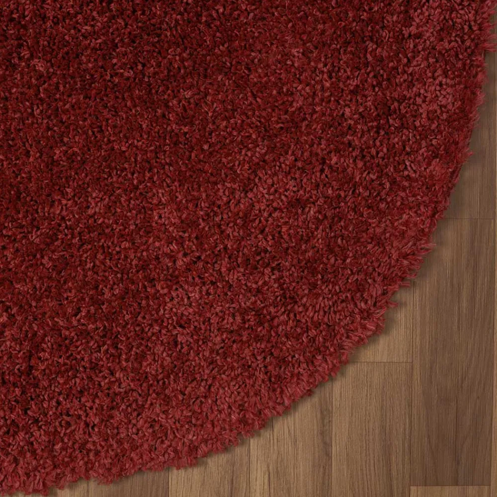 Shaggy Teppich Dunkelrot Tarnavei*Pharao24 Best