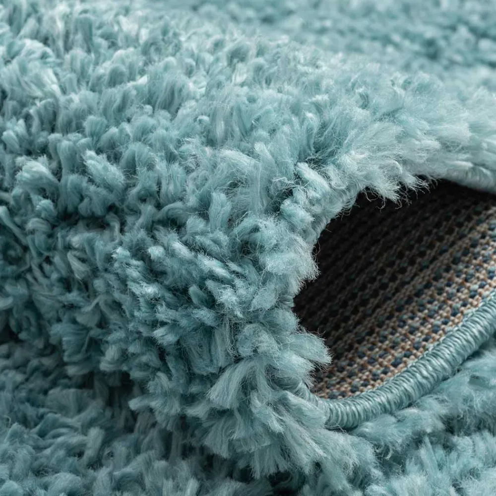 Shaggy Teppich Hellblau Wakono*Pharao24 Hot