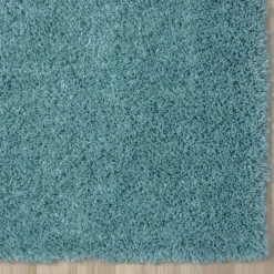 Shaggy Teppich Hellblau Wakono*Pharao24 Hot