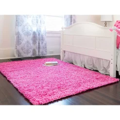 Shaggy Teppich Pink Lora*Pharao24 Outlet