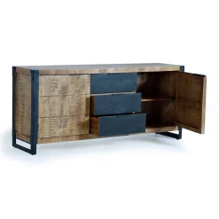 Discount Sideboard Alkaro Esszimmerkommoden|Massivholz Kommoden