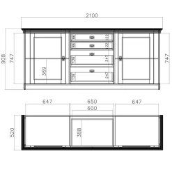 Sale Sideboard Craiova Esszimmerkommoden|Wohnzimmerkommoden