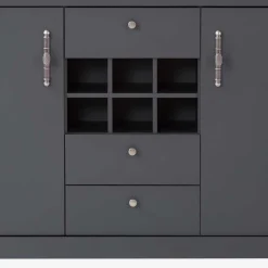 New Sideboard mit Flaschenfach Saridio Küchenkommode|Esszimmerkommoden