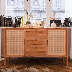 Sideboard mit Rattan Türen Artjes*Pharao24 Online