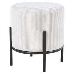 Sitzhocker Beige Cord Rozenna*Pharao24 Discount