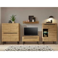 Skandi Design Wohnwand Tomya Wohnwand 300 Cm