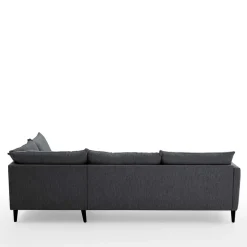 Clearance Skandi Ecksofa Anthrazit Sanctos Wohnzimmercouch|Wohnlandschaften