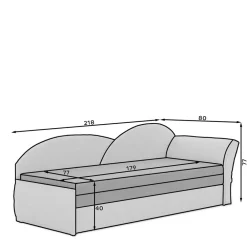 Clearance Sofa Bett Cisca Schlafsofas|Liegen