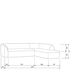 Sofa Eckgarnitur Ciramella*Pharao24 Best