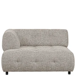 Outlet Sofa Element links hellgrau Ajama Modulsofas|Einzelsofa