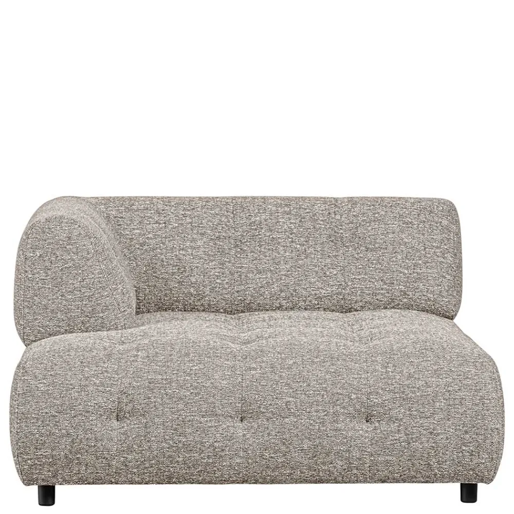 Outlet Sofa Element links hellgrau Ajama Modulsofas|Einzelsofa