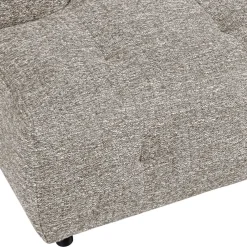 Outlet Sofa Element links hellgrau Ajama Modulsofas|Einzelsofa