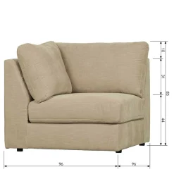 Outlet Sofa Kombination Pilamonia Modulsofas