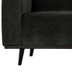 Discount Sofa mit Cordbezug Piasa Wohnzimmercouch|3 Sitzer Sofa