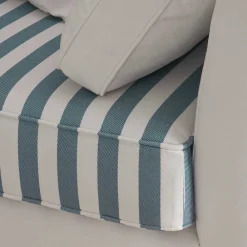 Best Sofa mit Hocker Nalyva Wohnzimmercouch|3 Sitzer Sofa