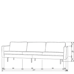 Clearance Sofa Verella Wohnzimmercouch|3 Sitzer Sofa