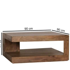 New Sofatisch massiv Holz Cellossa Wohnzimmertisch|Massivholztische
