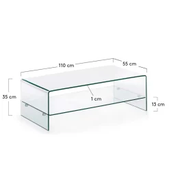 Hot Sofatisch Regiao Glastische
