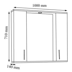 Discount Spiegelschrank Bad Fabolie Badezimmerschränke|Spiegelschränke