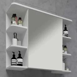 Clearance Spiegelschrank Bad Osmin Badezimmerschränke|Spiegelschränke