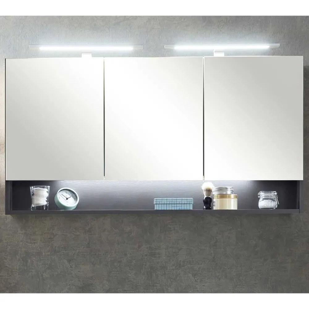 Discount Spiegelschrank mit LED Eleon Badezimmerschränke|Spiegelschränke