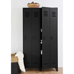 Outlet Spindoptik Schrank Donnys Drehtürenschränke|Massivholz Kleiderschränke