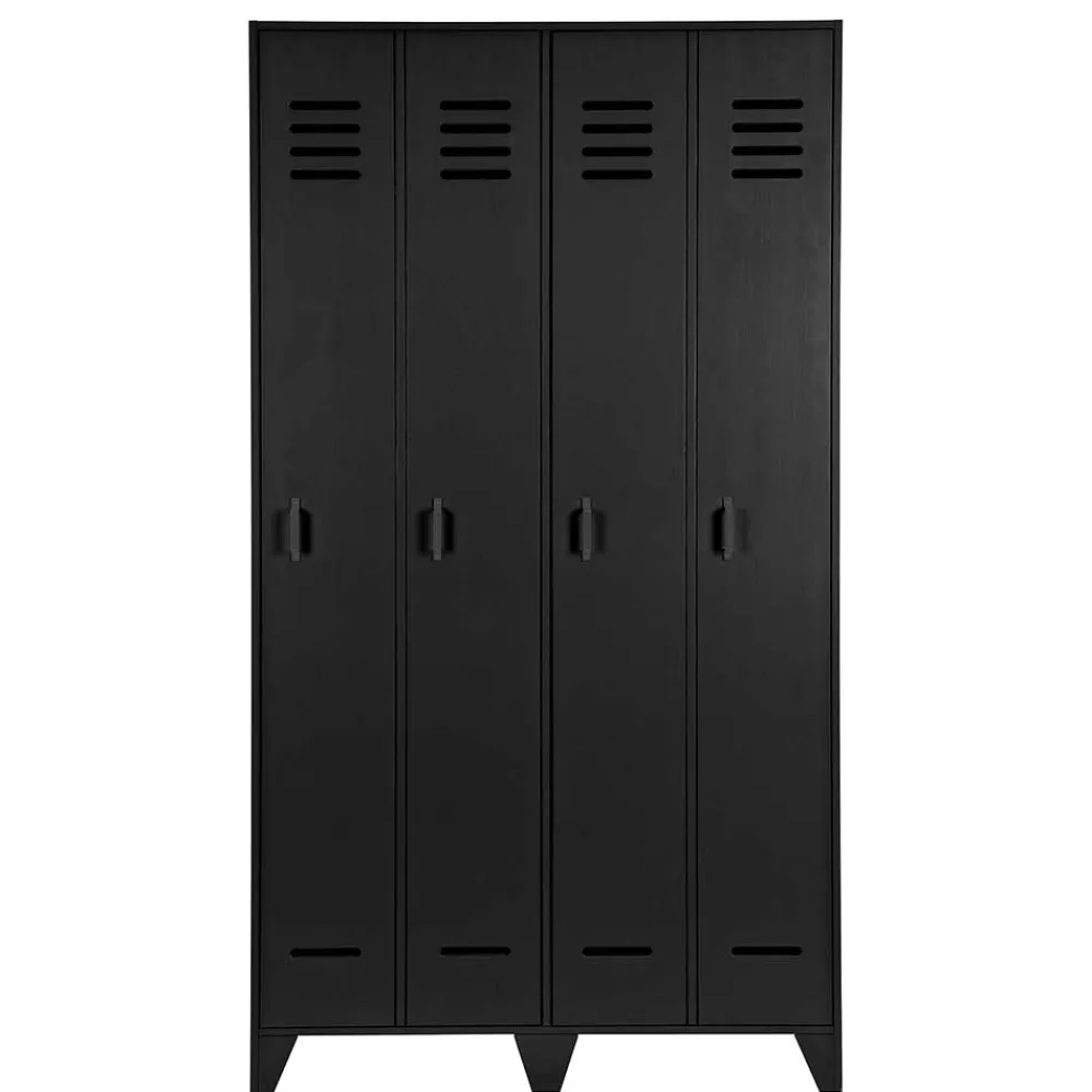 Outlet Spindoptik Schrank Donnys Drehtürenschränke|Massivholz Kleiderschränke