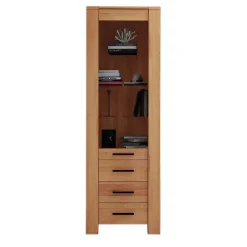 Hot Standvitrine Lasmus Wohnzimmerschrank|Massivholz Schränke