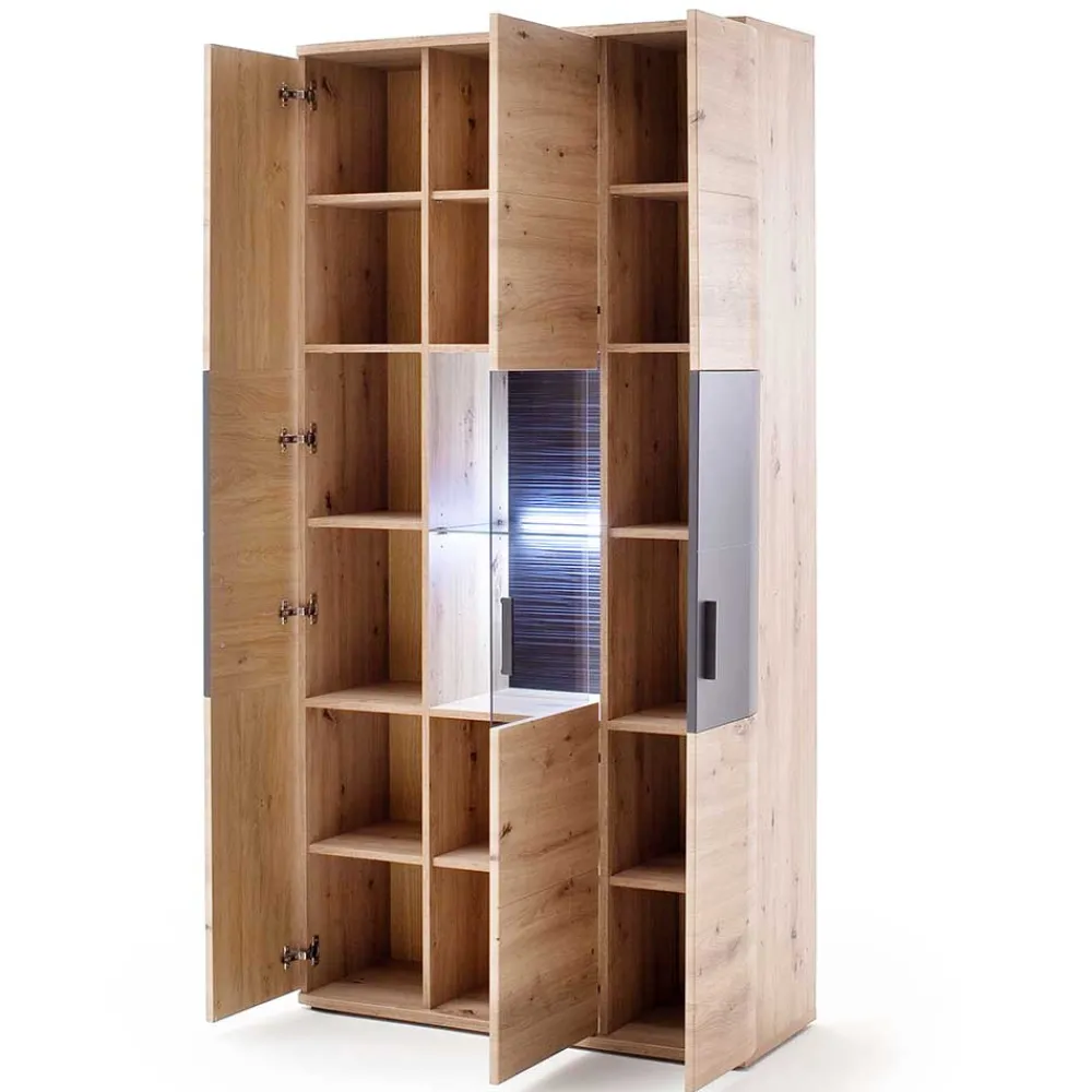 Online Standvitrine Lucisa Vitrinenschrank|Stauraumvitrinen