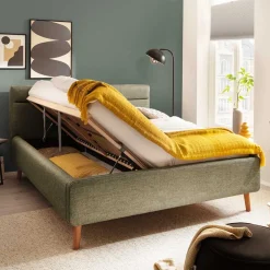 Outlet Stauraum Polsterbett Skandi Isiola Funktionsbetten|Schubkastenbetten