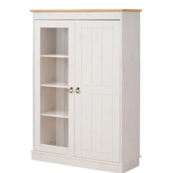 Clearance Stauraumvitrine Regine Küchenkommode|Massivholz Kommoden