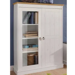 Clearance Stauraumvitrine Regine Küchenkommode|Massivholz Kommoden