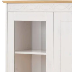 Clearance Stauraumvitrine Regine Küchenkommode|Massivholz Kommoden